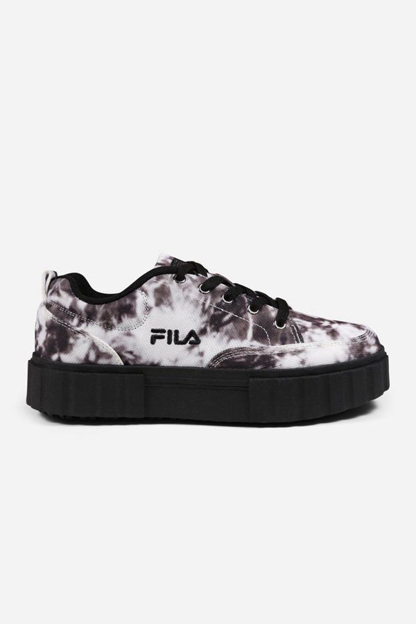 Sapato De Treino Fila Mulher Pretas/Pretas - Fila Sandblast Low Dark Tie Dye Loja Online Portugal,ZG